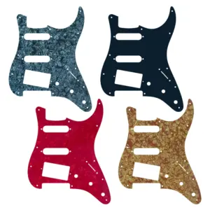 Custom Stratocaster HSS Pickguard in Multiple Finishes