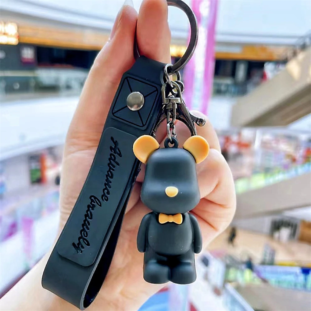 Colorful Braided PU Leather Keychain with Gold Clasp 8 Colorful Braided PU Leather Keychain with Gold Clasp - Image 8