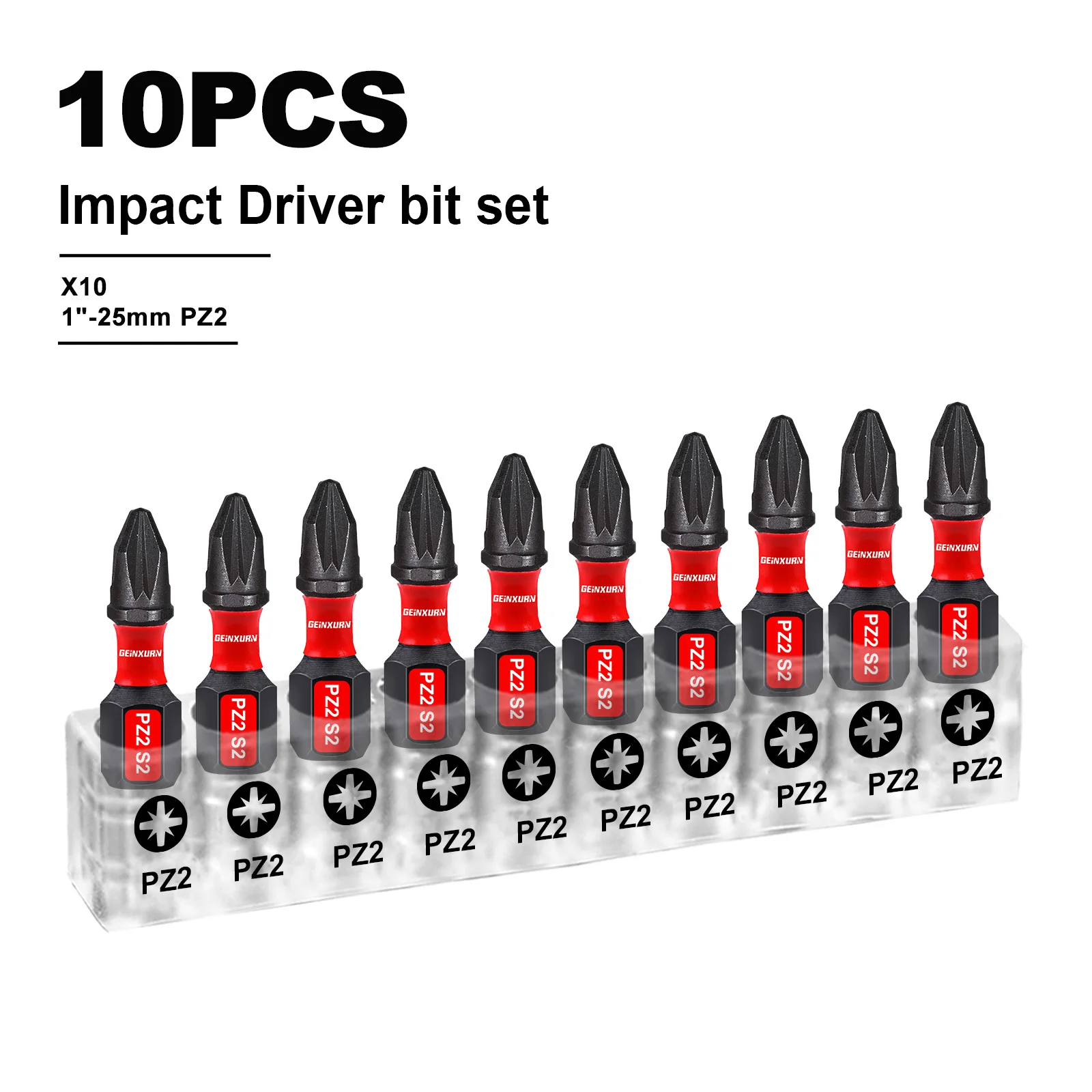 PZ2 Impact Screwdriver Bit Set with Magnetic Tips 8 PZ2 Impact Screwdriver Bit Set with Magnetic Tips - Image 8