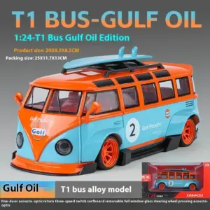 1:24 Scale Vintage Volkswagen T1 Bus Model 19 Sa178056221db4b99b123448eac6e3b84t