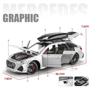 1:24 Scale RS6 Travel Edition Diecast Model 12 Sa1c4201a976141c6882da256907e37b7i
