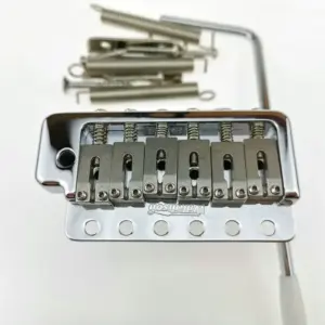 Wilkinson WVP6 Chrome Silver Tremolo Bridge 10 Sa1e0448a5cf34e418a9e821c5174f23bx