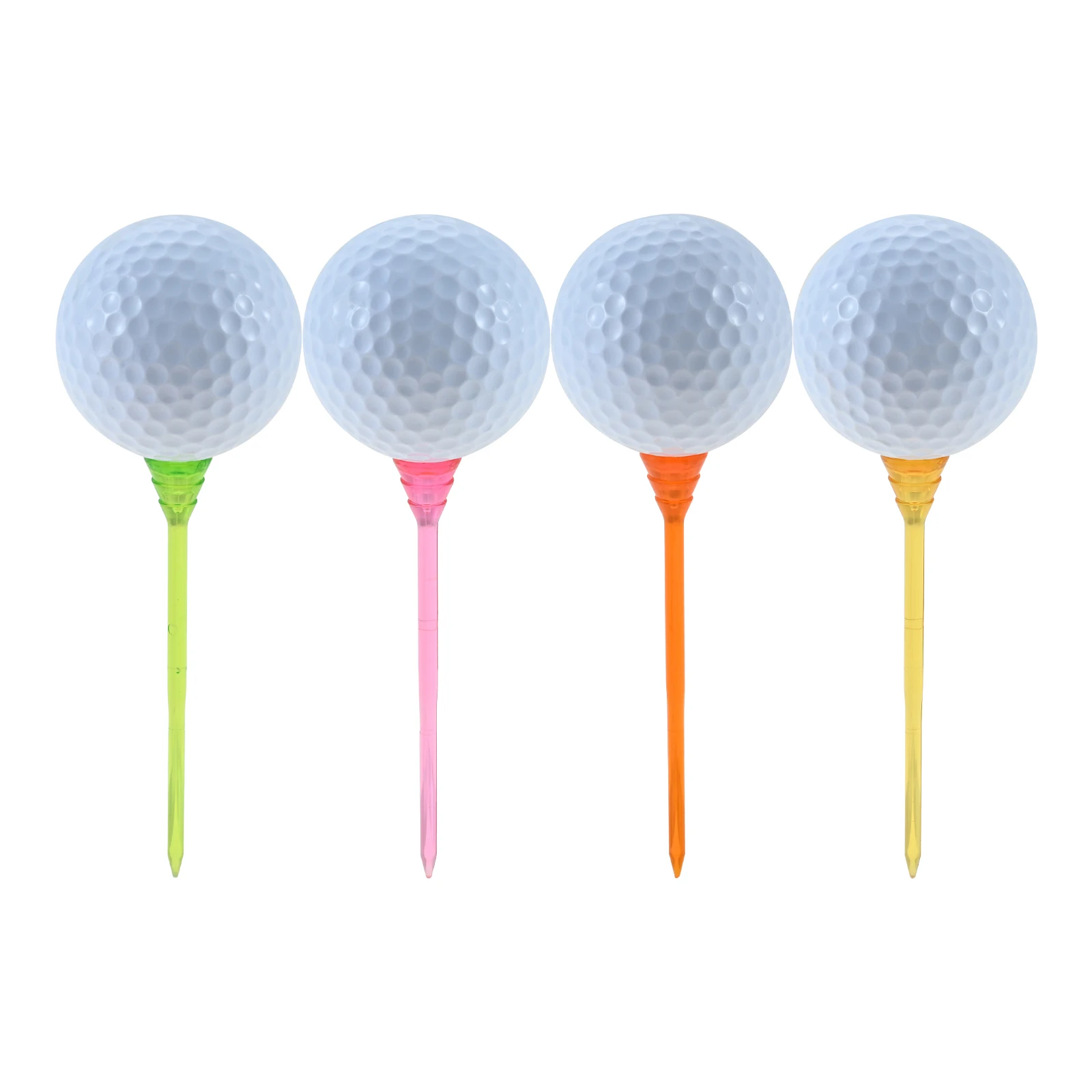 Vibrant 50-Pack Plastic Golf Tees, 83mm 2 Vibrant 50-Pack Plastic Golf Tees, 83mm - Image 2