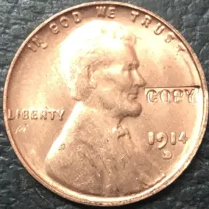 Vintage 1914-D Lincoln Wheat Ear Replica Coin 5 Sa211320d0244465b809c97edfddf2e0ce