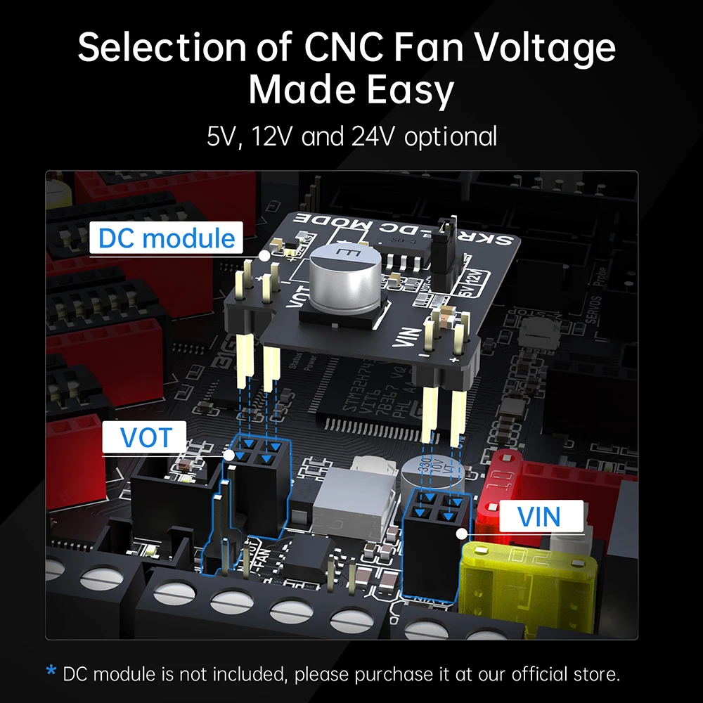 BigTreetech SKR 3 EZ Motherboard 102x76mm 5 BigTreetech SKR 3 EZ Motherboard 102x76mm - Image 5