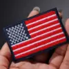 American Flag Embroidery Patch 3D Design