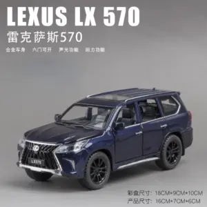 Dark Blue Lexus LX 570 Diecast Model 1:32 Scale 16 Sa256db242a26442086ce6b023cf779432