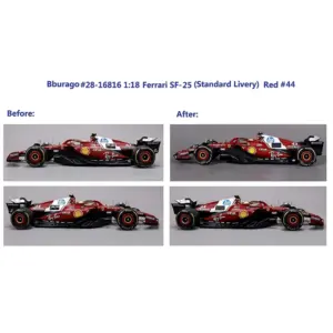 Ferrari SF-25/F 1:18 Diecast Model by Bburago 14 Sa26043e12a604c9789a13232698dbe9d4