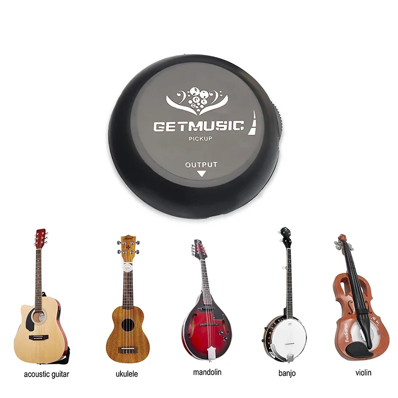 Mini Acoustic Instrument Pickup Transducer for Guitars 5 Mini Acoustic Instrument Pickup Transducer for Guitars - Image 5