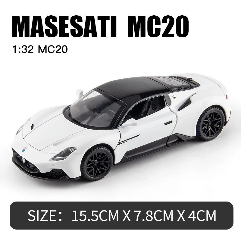 1:32 Maserati MC20 Diecast Model in Blue 8 1:32 Maserati MC20 Diecast Model in Blue - Image 8