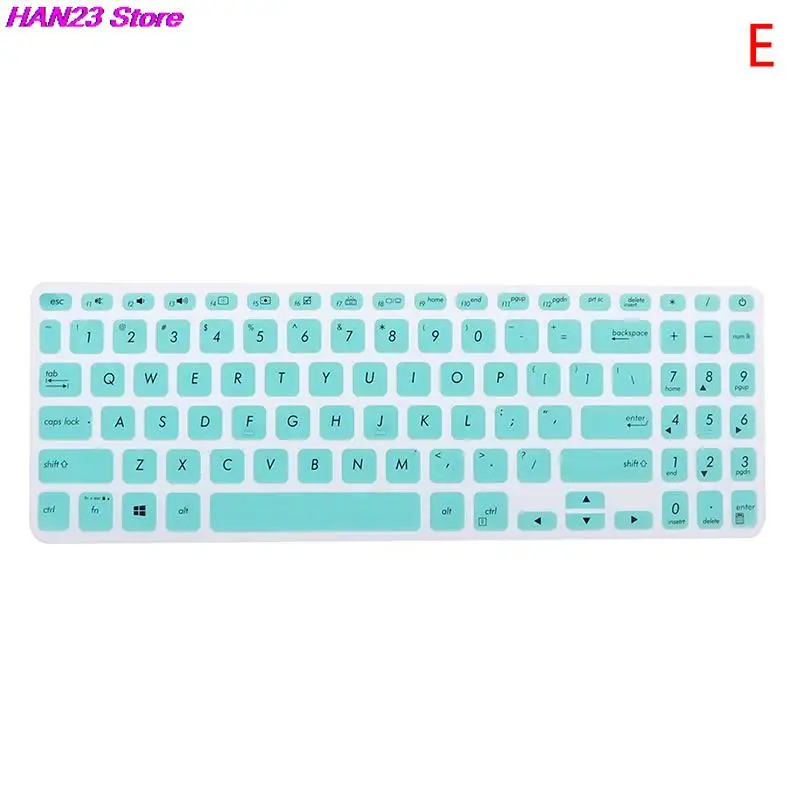 Colorful Silicone Keyboard Cover for Asus S15 8 Colorful Silicone Keyboard Cover for Asus S15 - Image 8