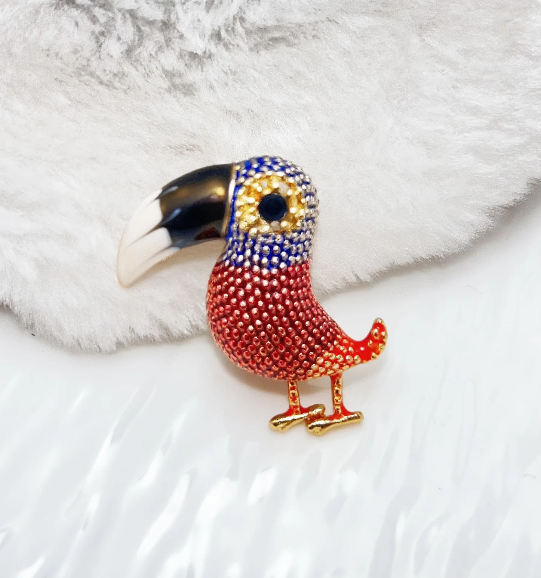 Zinc Alloy Cormorant Brooch MS315 Series 2 Zinc Alloy Cormorant Brooch MS315 Series - Image 2