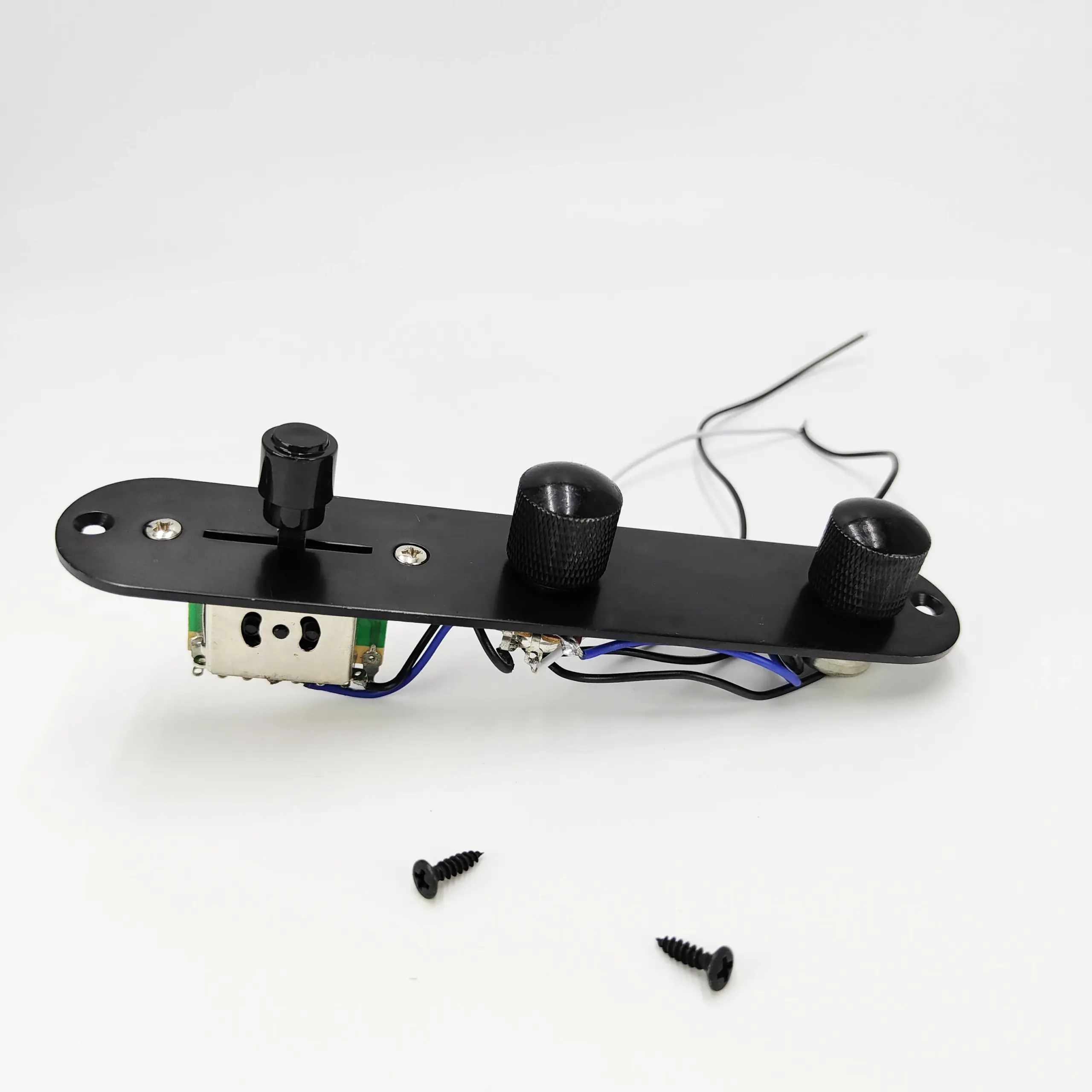 Telecaster Style Metal Control Plate with Knob 8 Telecaster Style Metal Control Plate with Knob - Image 8