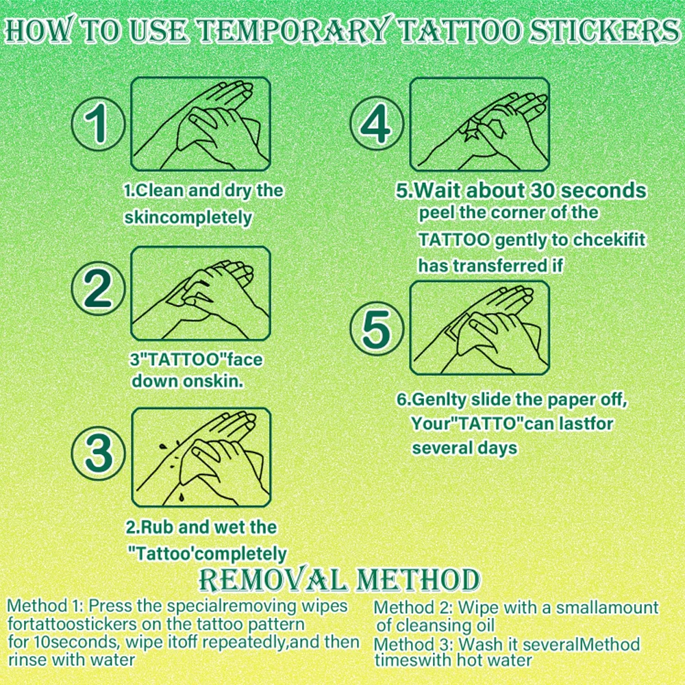 Set of 9 Elegant Line Art Temporary Tattoos 6 Set of 9 Elegant Line Art Temporary Tattoos - Image 6