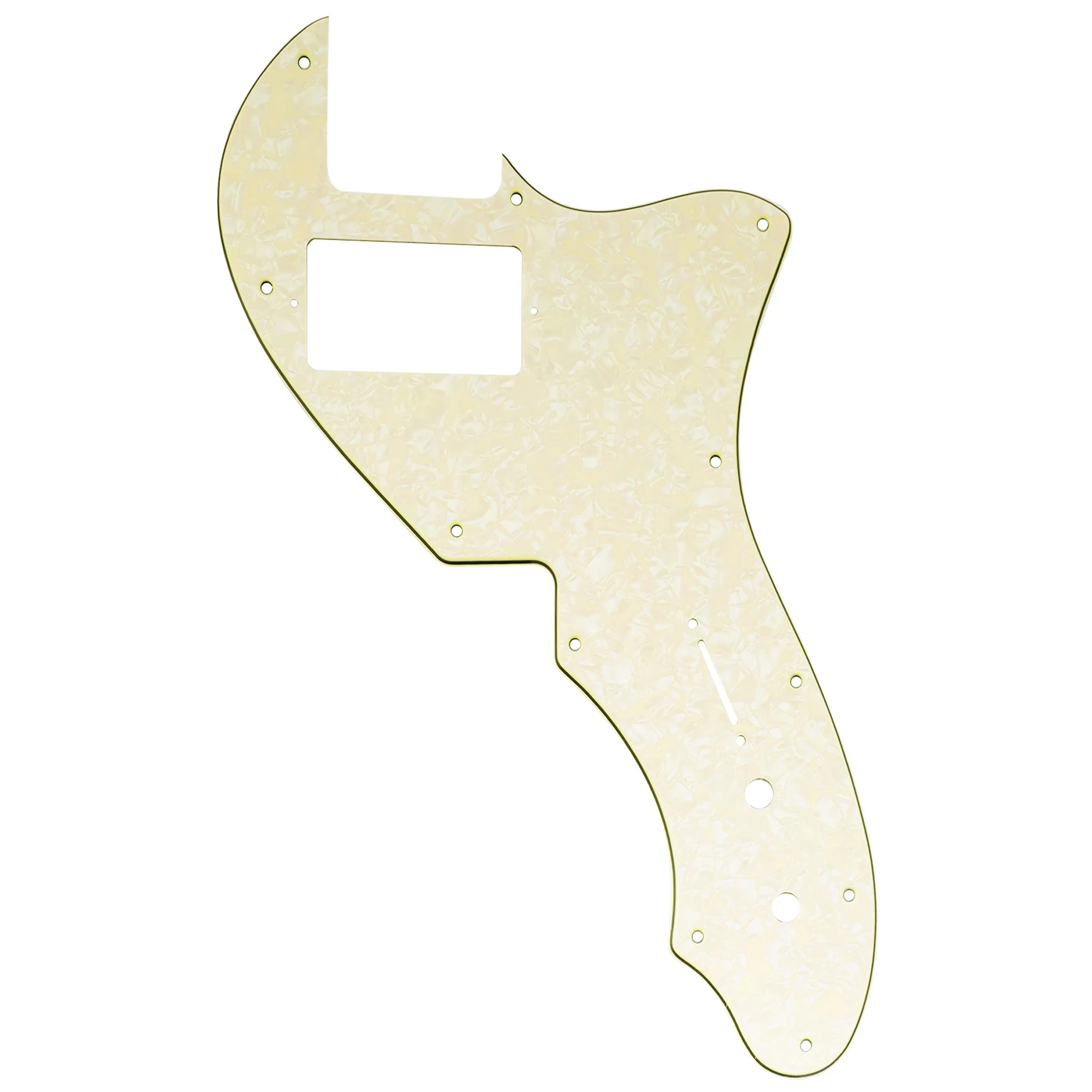 Black Les Paul Style Guitar Pickguard with Shielding 6 Black Les Paul Style Guitar Pickguard with Shielding - Image 6