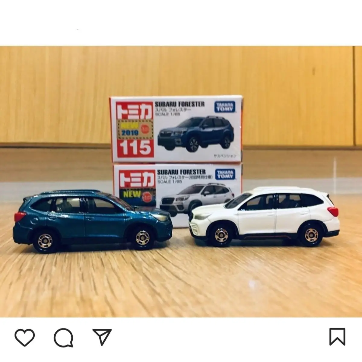 Subaru Forester 1:64 Scale Diecast Model in Blue or White 4 Subaru Forester 1:64 Scale Diecast Model in Blue or White - Image 4