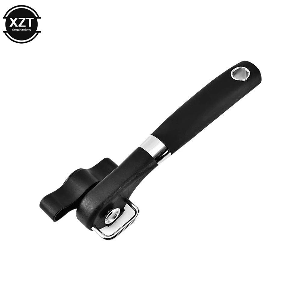 Black Food-Grade Stainless Steel Handheld Can Opener 2 Black Food-Grade Stainless Steel Handheld Can Opener - Image 2