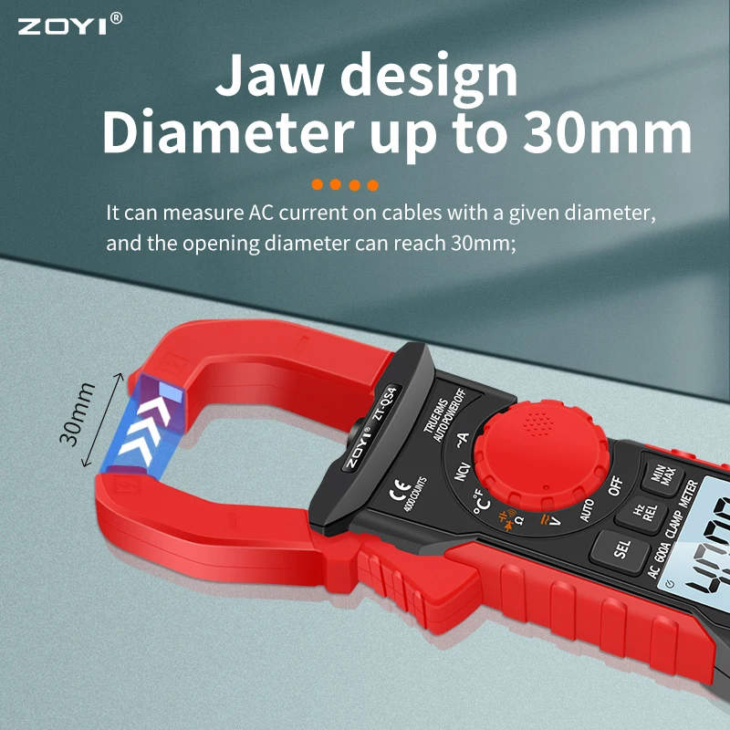Digital Clamp Meter ZT-QS4 for Professionals 3 Digital Clamp Meter ZT-QS4 for Professionals - Image 3