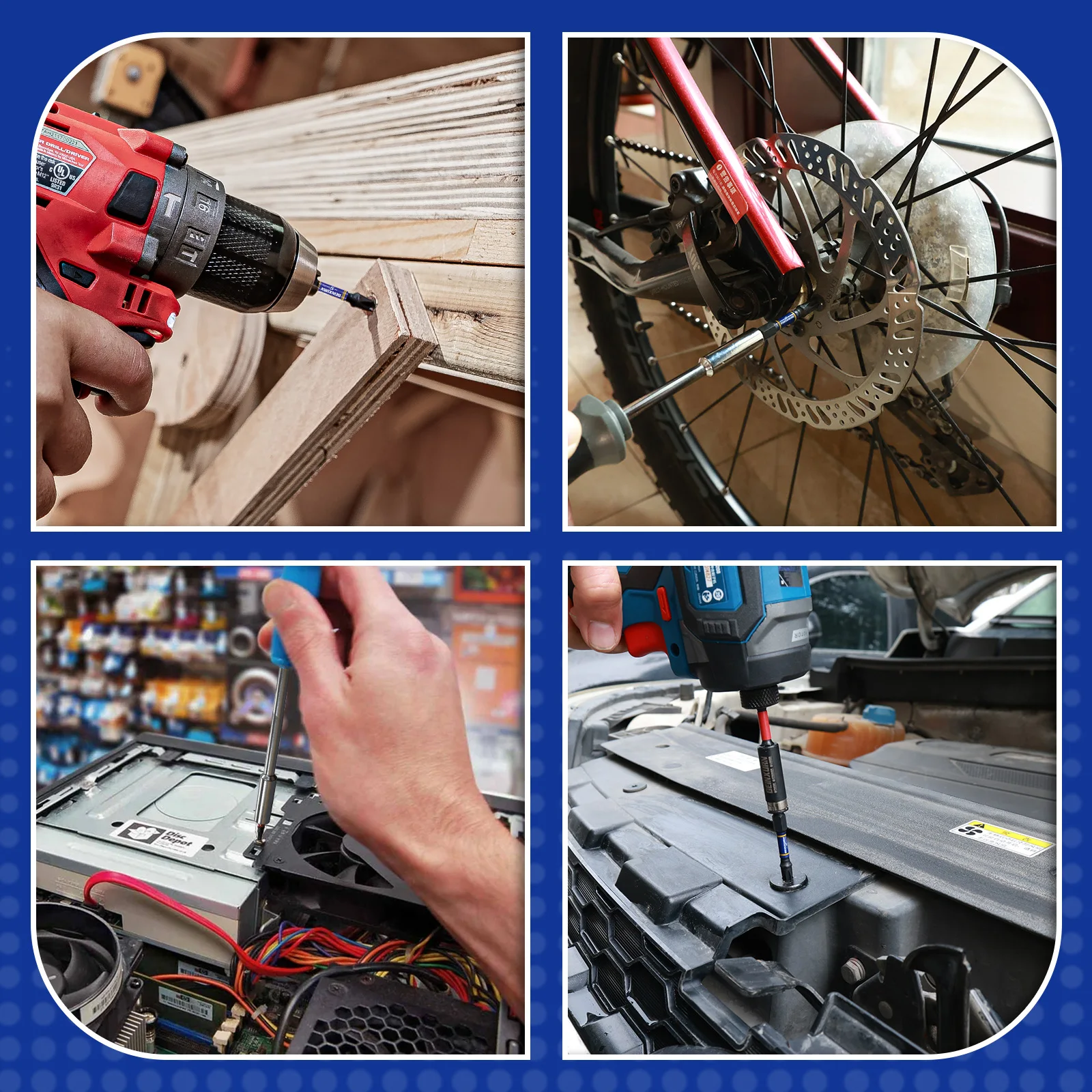 Impact Hex Screwdriver Bits Set for Professionals 6 Impact Hex Screwdriver Bits Set for Professionals - Image 6