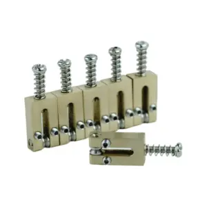 Six Metal Guitar Saddles for ST/TL Bridges 5 Sa34f6e3b95fd4ae3bda6428839398a8a8