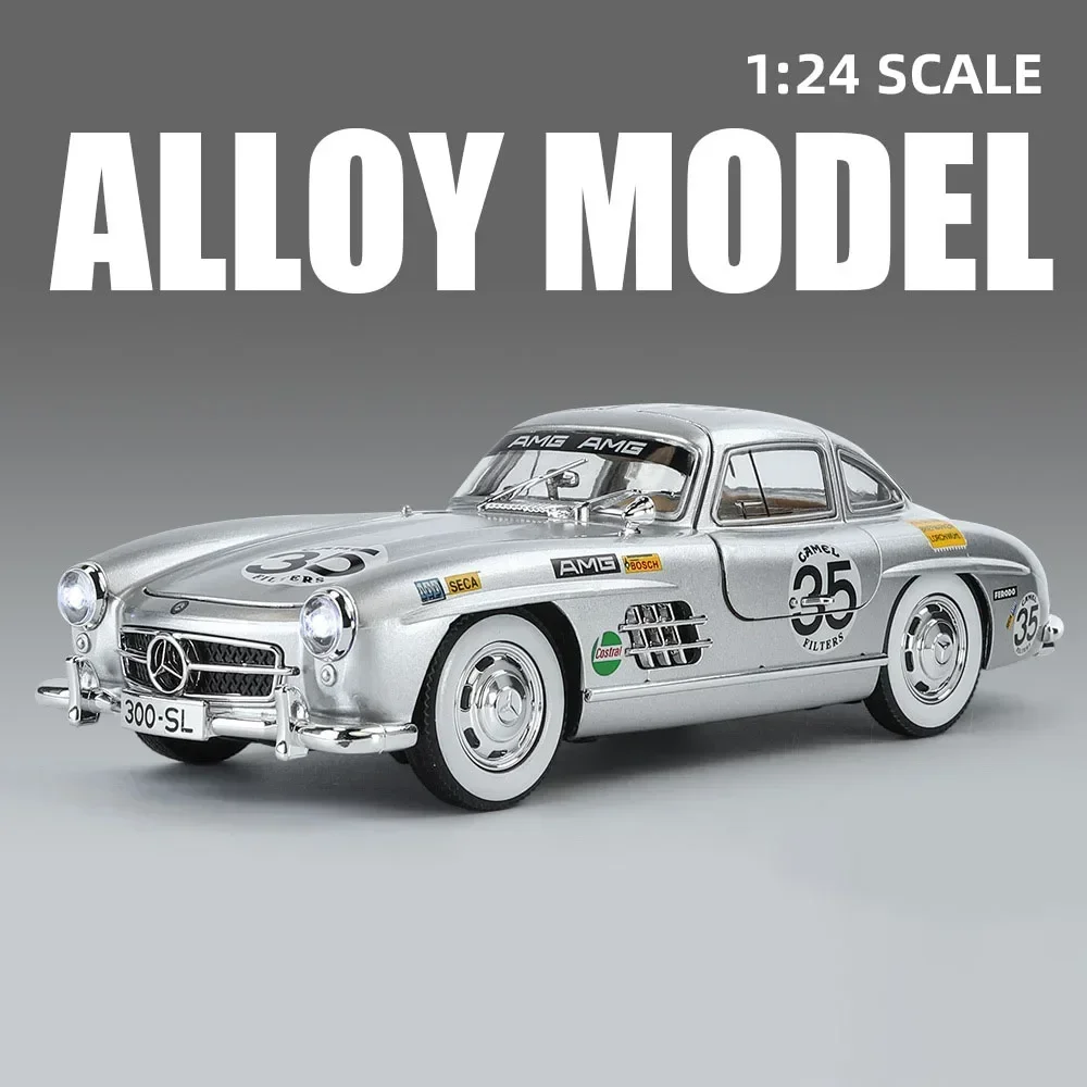 Vintage Mercedes-Benz 300SL 1:24 Diecast Model 8 Vintage Mercedes-Benz 300SL 1:24 Diecast Model - Image 8