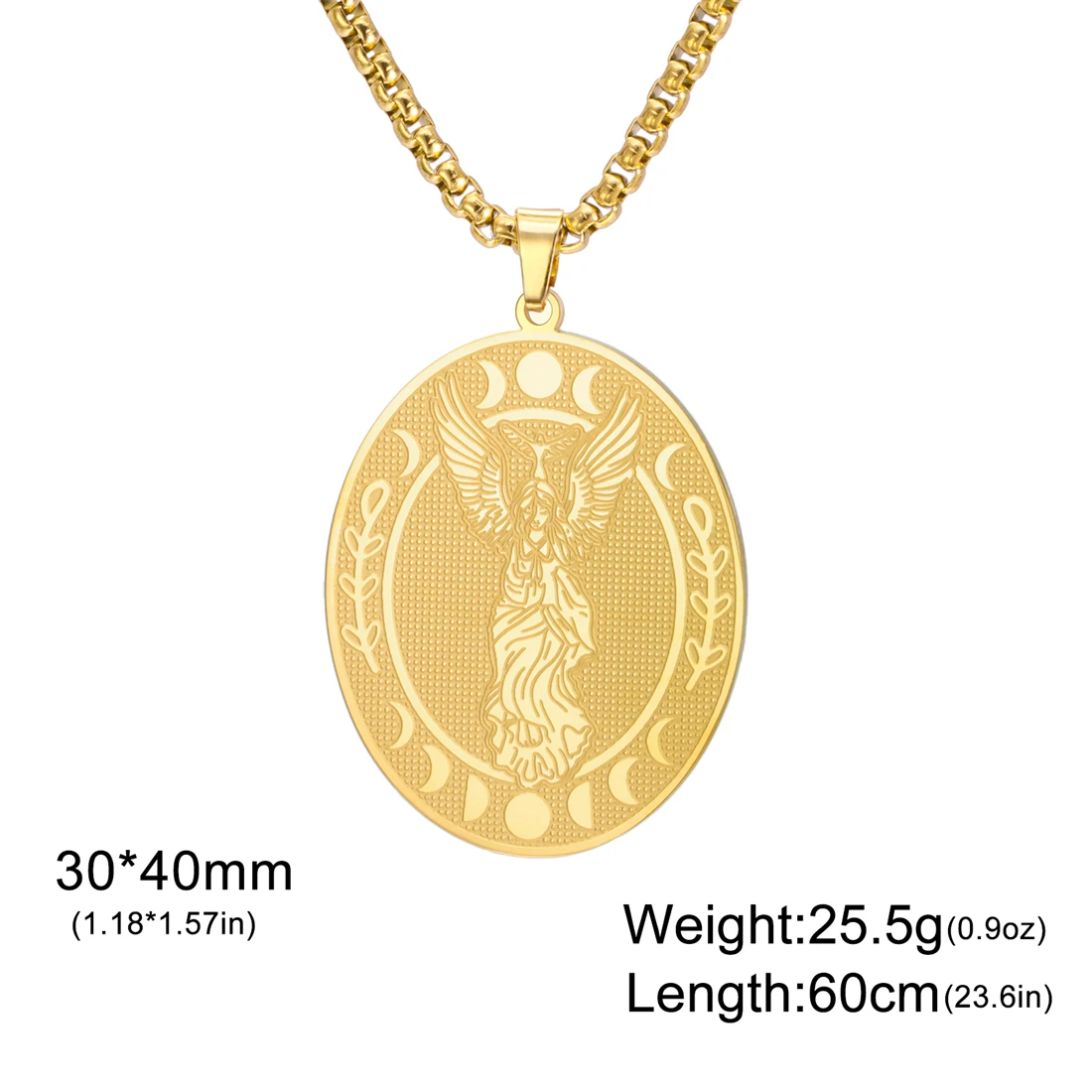 Stainless Steel Lilith Sigil Necklace 6 Stainless Steel Lilith Sigil Necklace - Image 6