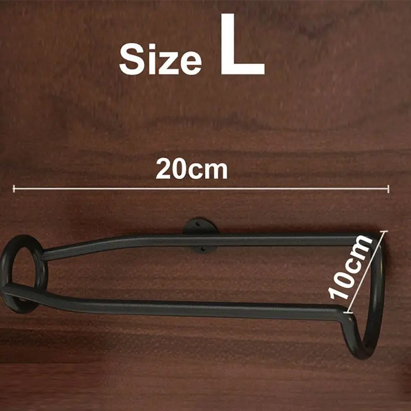 Black Wall Wine Holder for Elegant Display 4 Black Wall Wine Holder for Elegant Display - Image 4