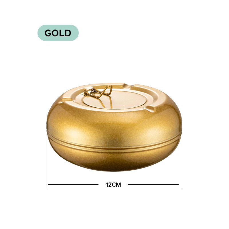 Modern Stainless Steel Windproof Ashtray 8 Modern Stainless Steel Windproof Ashtray - Image 8