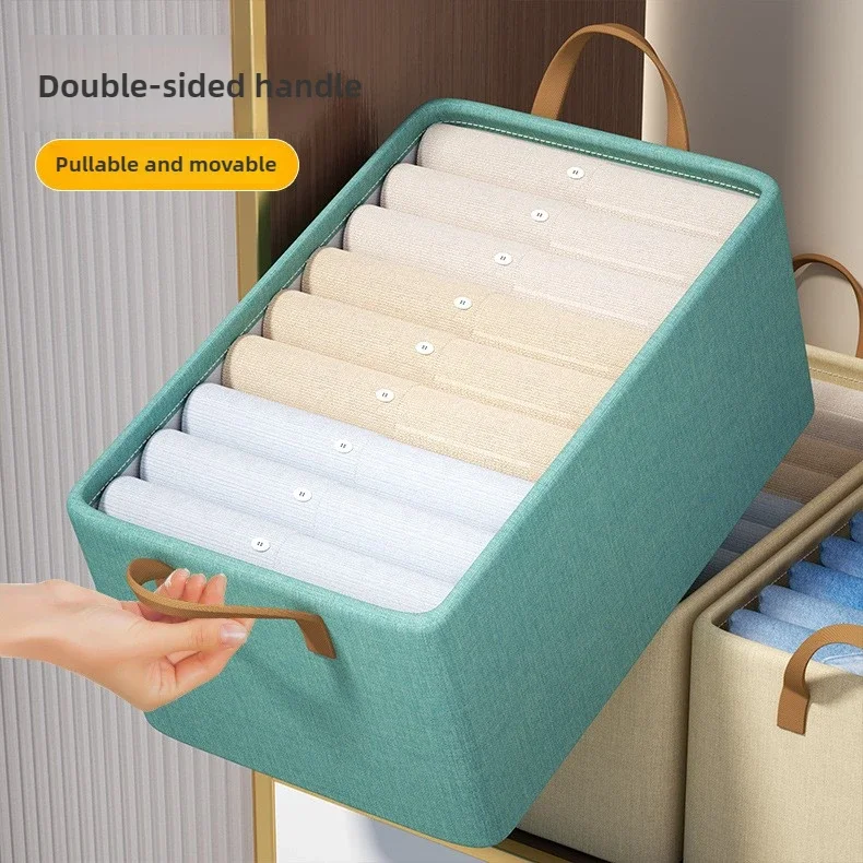 Foldable Clothes Storage Organizer 47x28x20cm 2 Foldable Clothes Storage Organizer 47x28x20cm - Image 2