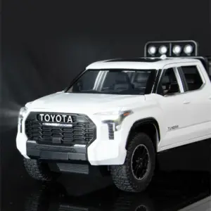 White Toyota Tundra 1:22 Diecast Model for Collectors 12 Sa3cd995ec0d84dab9dfd7c5fbcebbe8cy