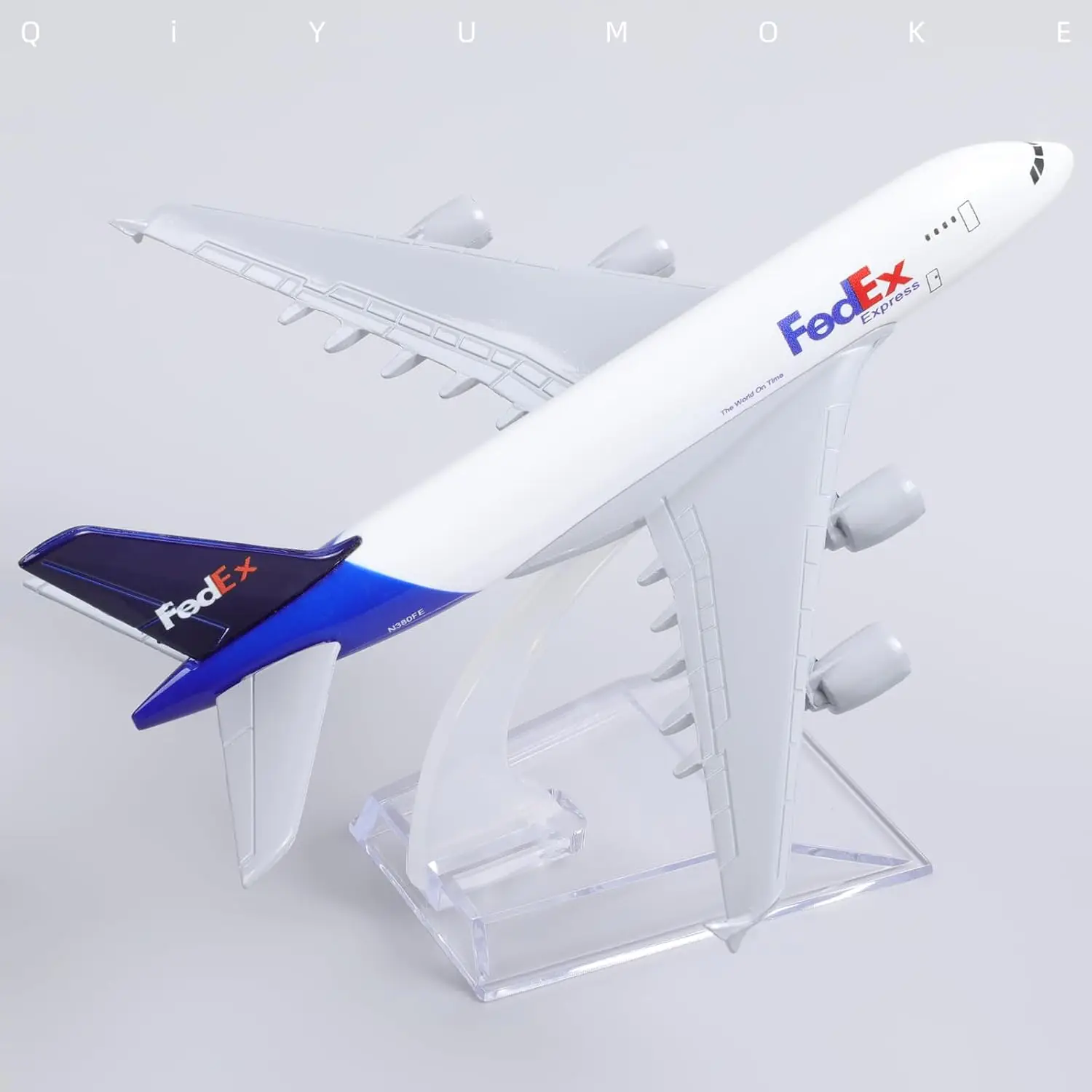 FedEx A380 Diecast Model Aircraft 16cm Scale 4 FedEx A380 Diecast Model Aircraft 16cm Scale - Image 4