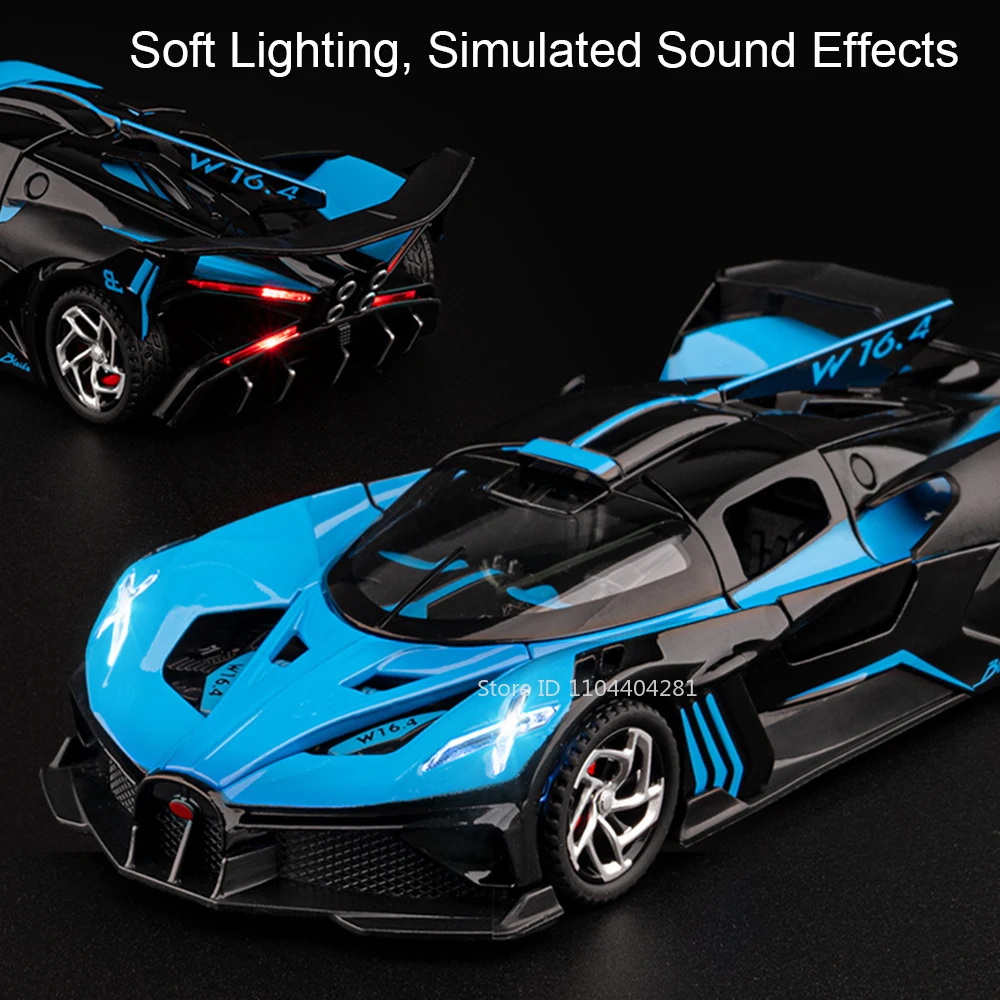 1:32 Scale Alloy Car Model with Lights and Music 4 1:32 Scale Alloy Car Model with Lights and Music - Image 4