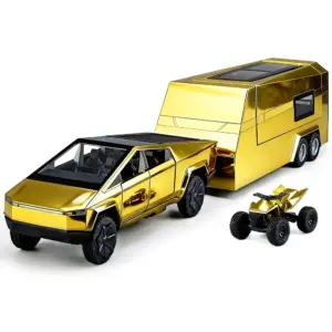 1:32 Futuristic Gold Off-Road Pickup Model 19 Sa432797ca70c46dca82174b56df9ba25l