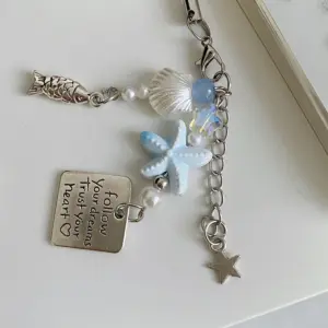 Summer Starfish Fish Phone Chain in Pink & Blue 14 Sa4381815444945ce8e2c030f71f31568m