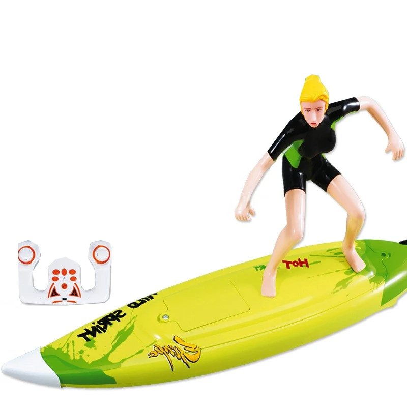 Vibrant Green RC Speedboat Model for Water Racing 2 Vibrant Green RC Speedboat Model for Water Racing - Image 2