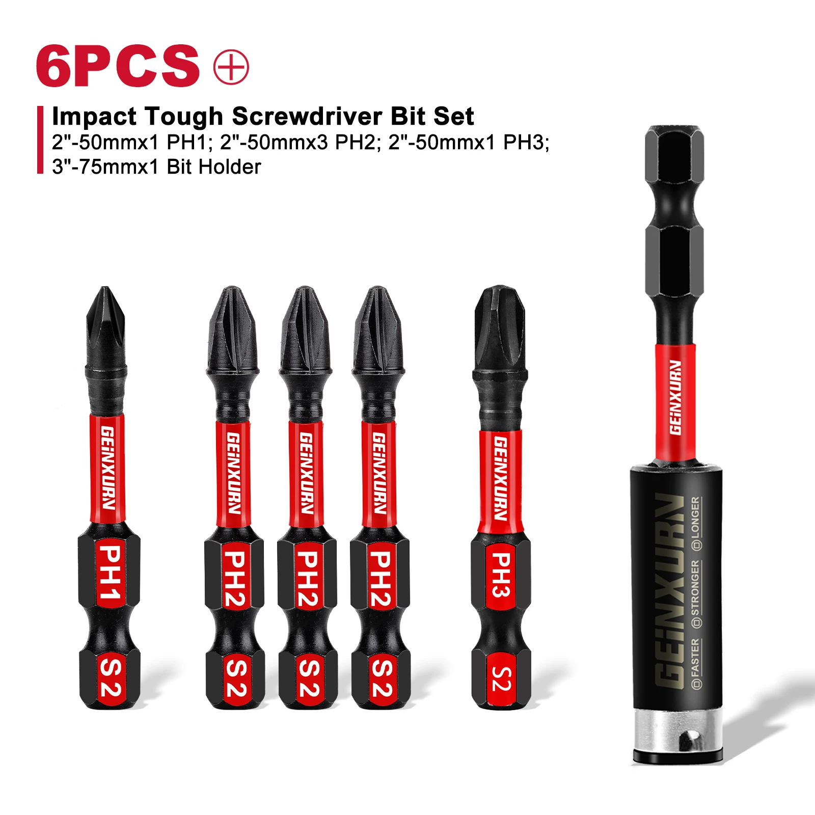 Impact-Resistant S2 Steel Screwdriver Bits Set 9 Impact-Resistant S2 Steel Screwdriver Bits Set - Image 9