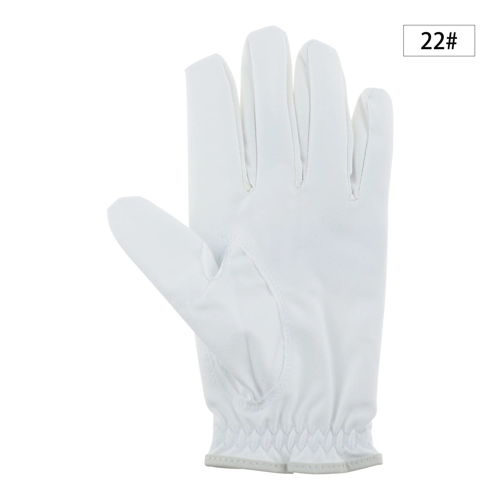 Men's White and Blue Breathable Golf Glove 2 Men's White and Blue Breathable Golf Glove - Image 2