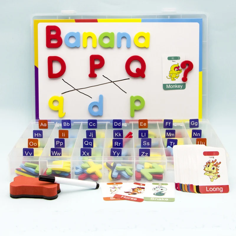 Magnetic Alphabet Set for Kids 234 Pieces 2 Magnetic Alphabet Set for Kids 234 Pieces - Image 2
