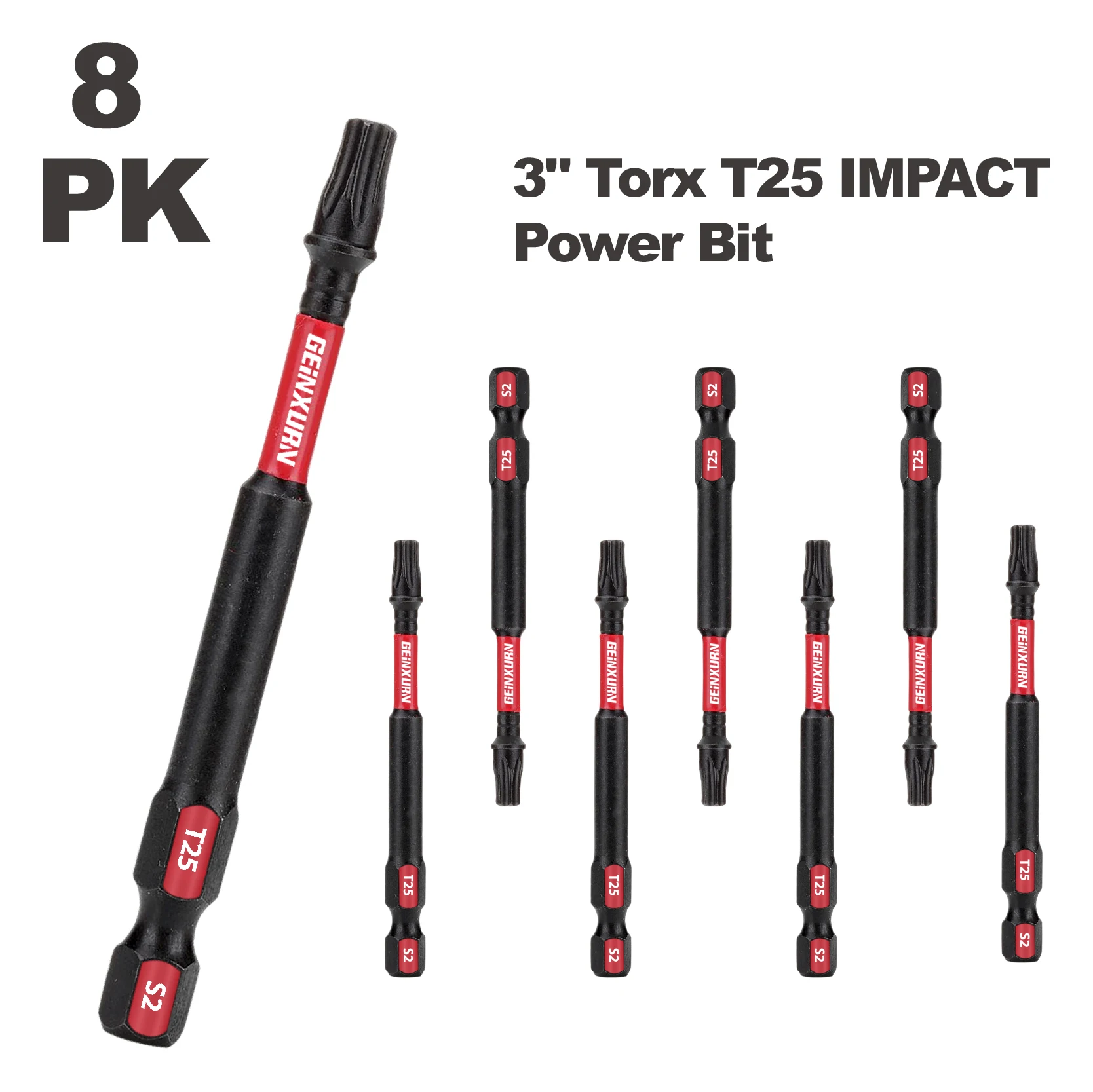High-Impact T25 Torx Screwdriver Bit Set 8 High-Impact T25 Torx Screwdriver Bit Set - Image 8