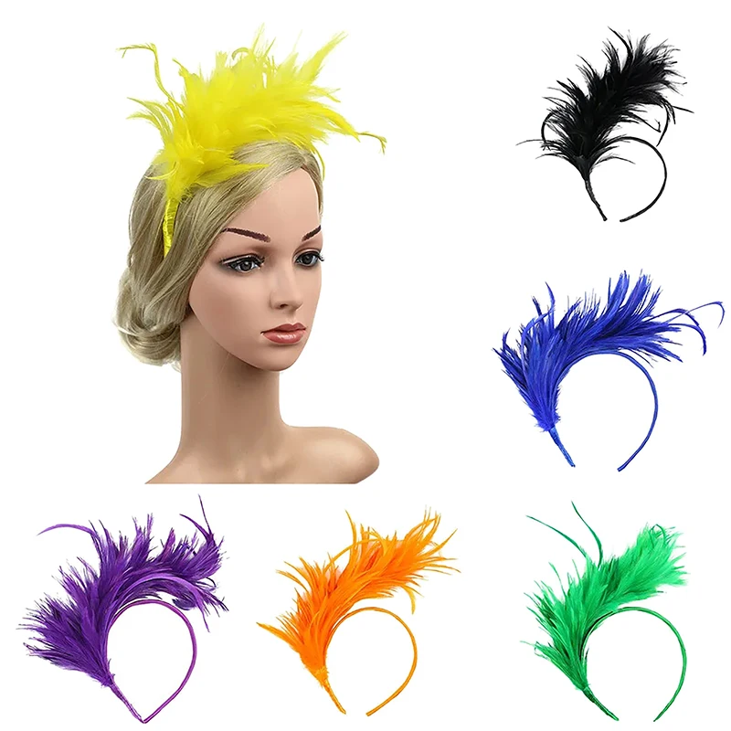Colorful Feather Headbands for Adults 2 Colorful Feather Headbands for Adults - Image 2