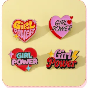 Girl Power Metal Badge for Fashion Enthusiasts 13 Sa4b9595e0f3f4bb19d093f7773b8d60do