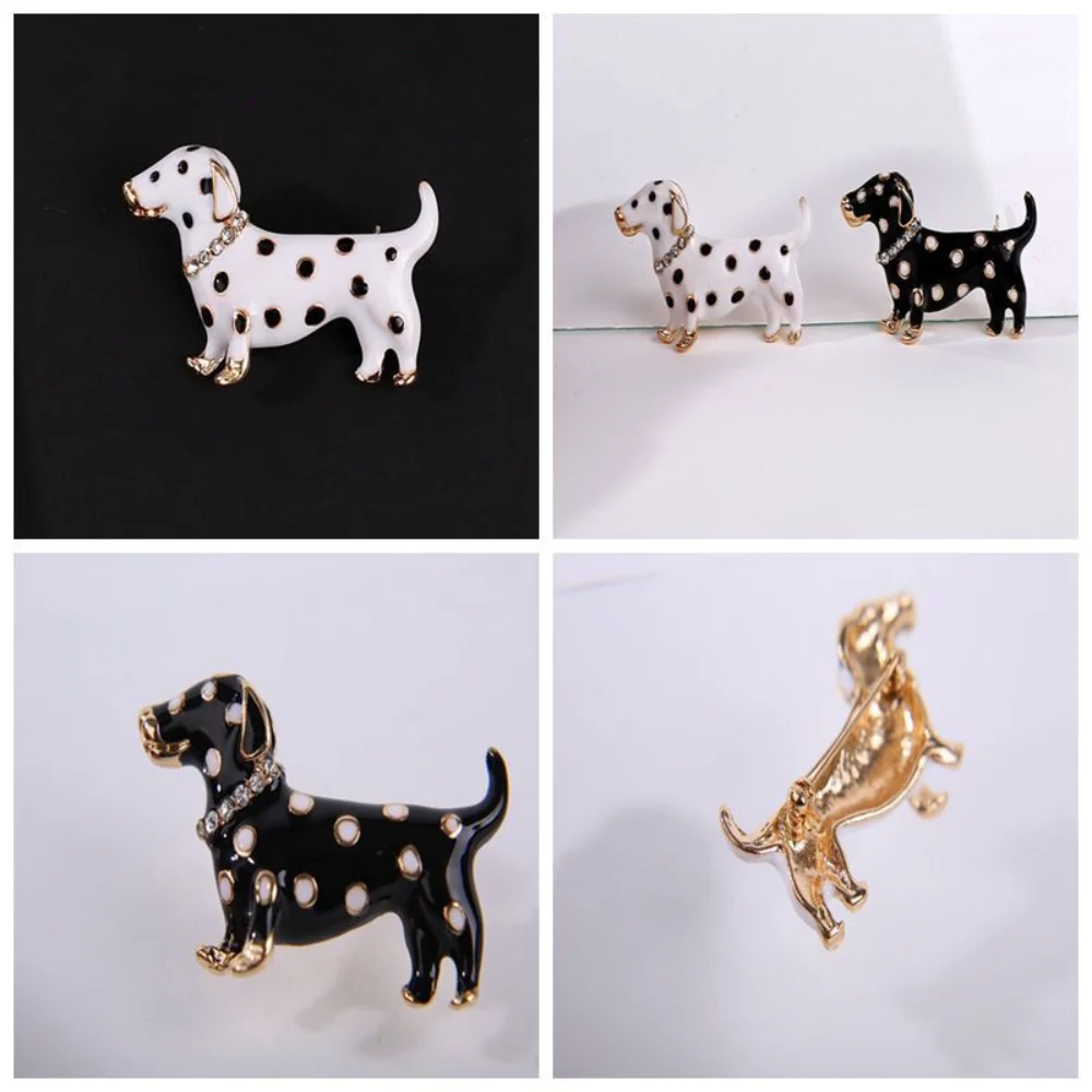 Spotted Puppy Enamel Brooch for Jackets 5 Spotted Puppy Enamel Brooch for Jackets - Image 5
