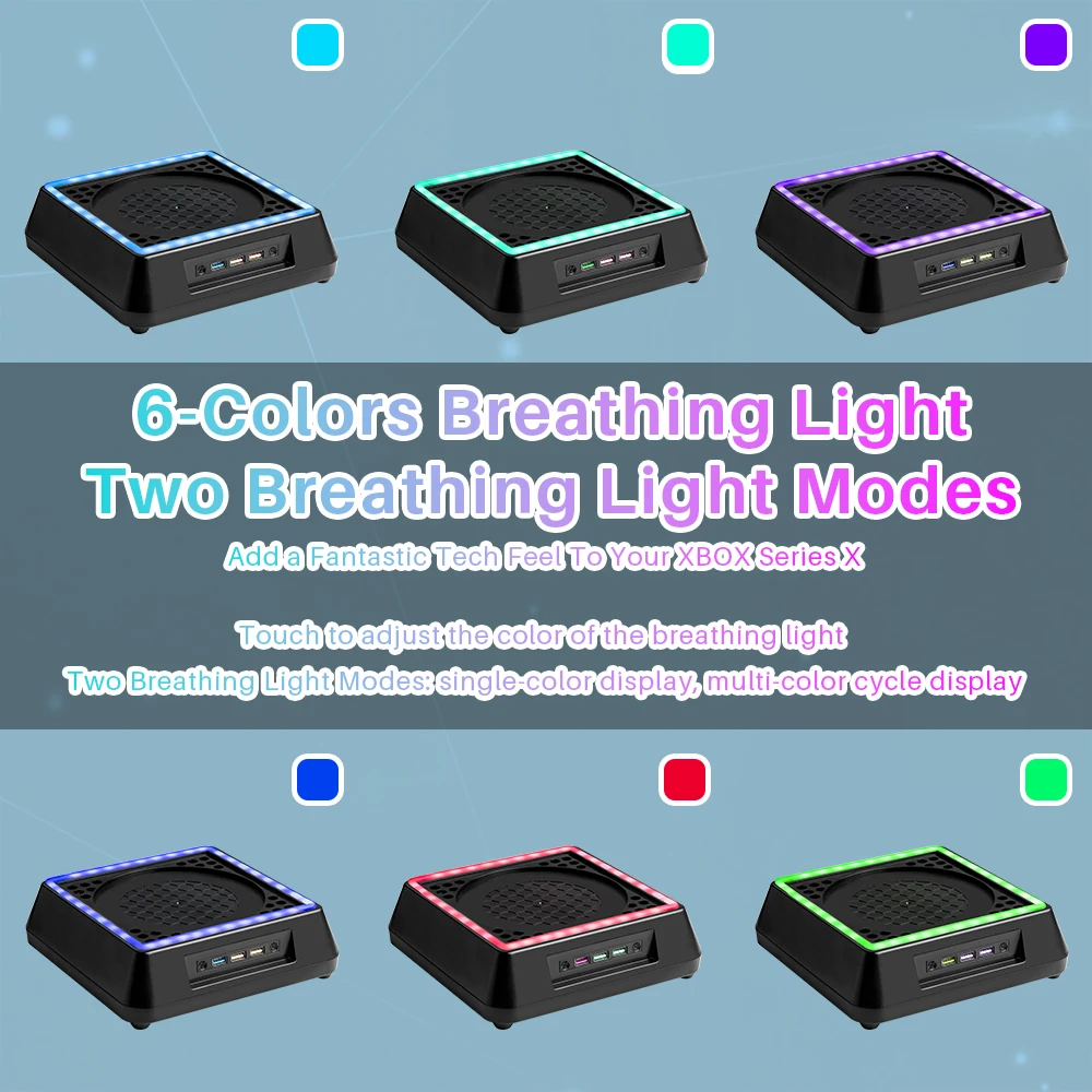 Xbox Series X Cooling Stand with RGB Lighting 6 Xbox Series X Cooling Stand with RGB Lighting - Image 6