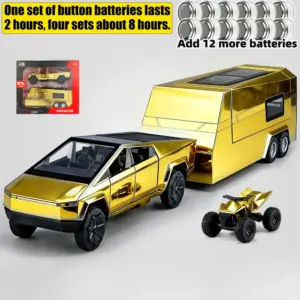1:32 Futuristic Gold Off-Road Pickup Model 16 Sa4ed961ff0fb448d86a781b3728ba012l
