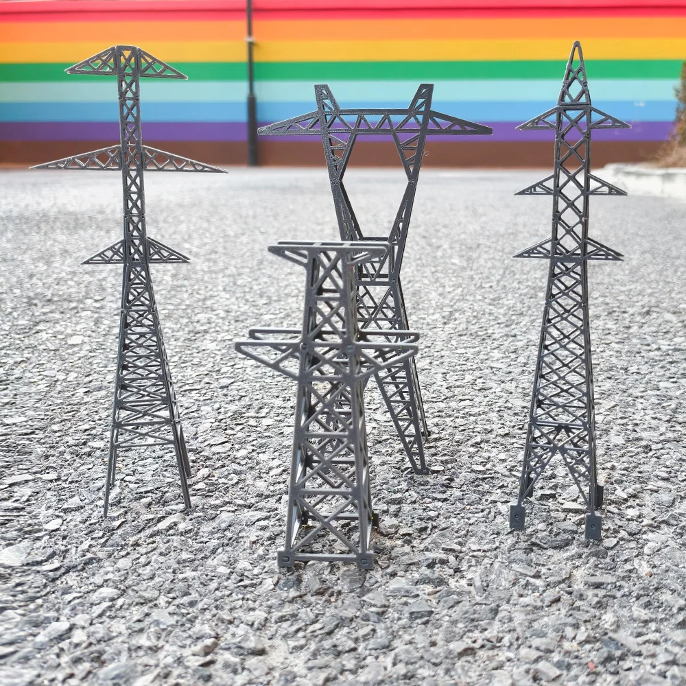 High Voltage Power Line Tower Model in Scales 1:150/200 3 High Voltage Power Line Tower Model in Scales 1:150/200 - Image 3