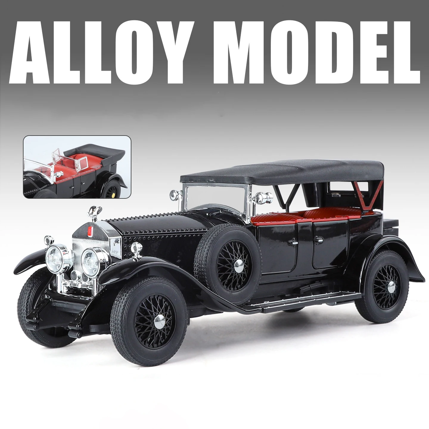 1925 Rolls Royce Phantom I Diecast Model 1:24 8 1925 Rolls Royce Phantom I Diecast Model 1:24 - Image 8