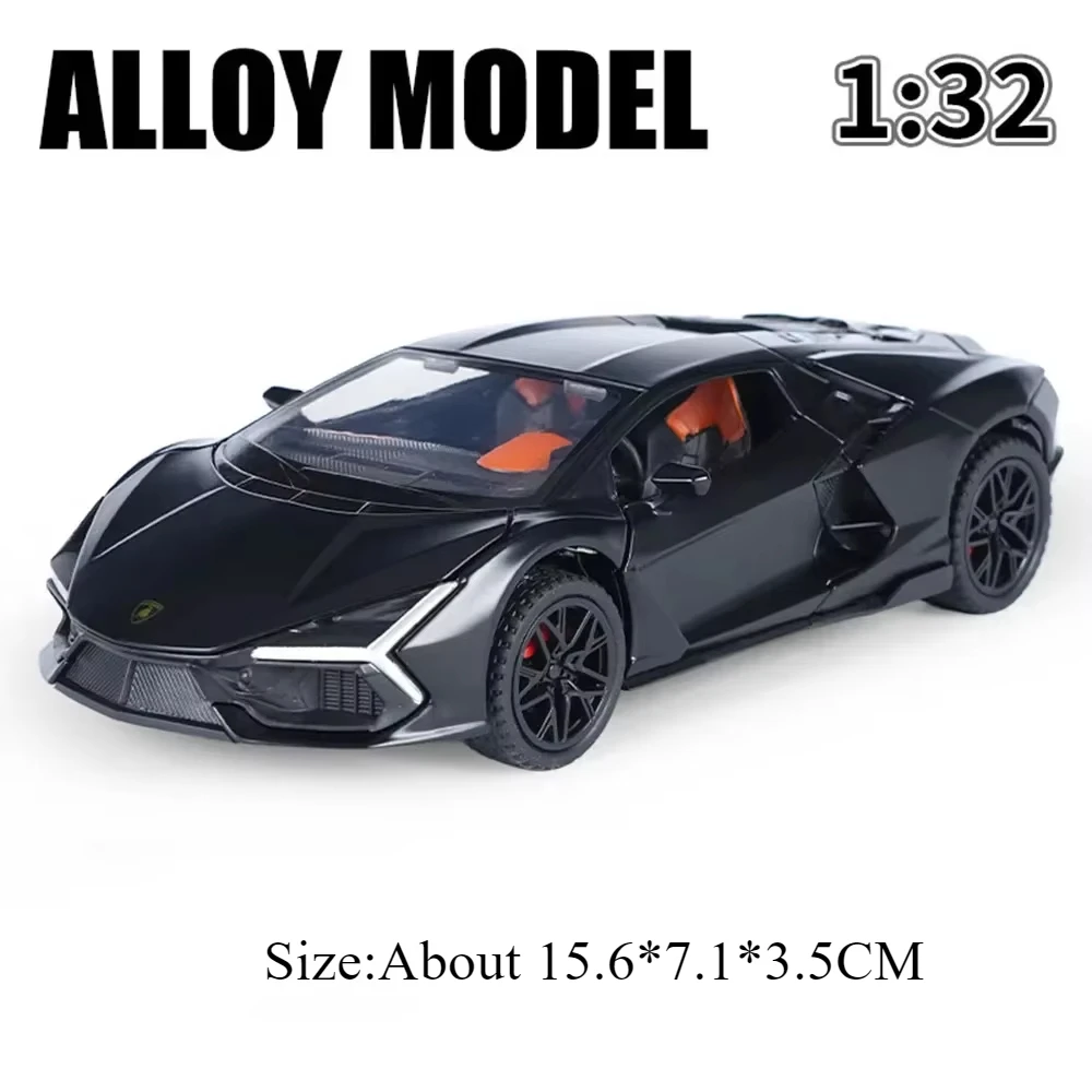Orange Lamborghini 1:32 Diecast Model 7 Orange Lamborghini 1:32 Diecast Model - Image 7