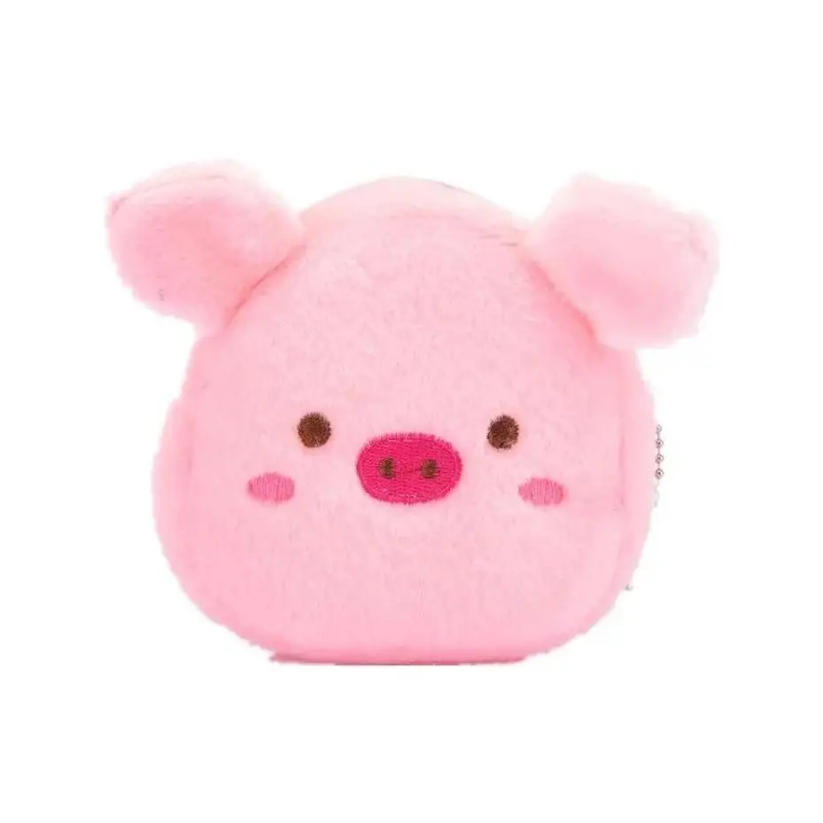 Pink Plush Pig Purse for Adults 5 Pink Plush Pig Purse for Adults - Image 5