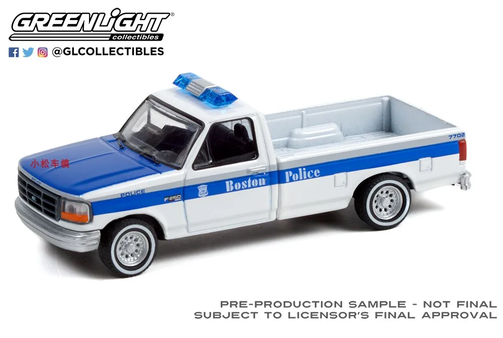 1995 Ford F-250 Boston Police Diecast Model 3 1995 Ford F-250 Boston Police Diecast Model - Image 3