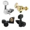 FLEOR 6pcs/Set Locking Tuners Electric Guitar Machine Heads Lock String Tuning Pegs 6R /6L Gear Ratio 1:19